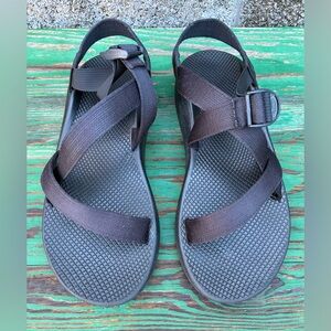 Chaco Mens Z/1 Classic Outdoor Sandals Size 12 Black Adjustable Straps Hiking